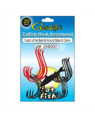 Catfish Hook Assortment – Line art